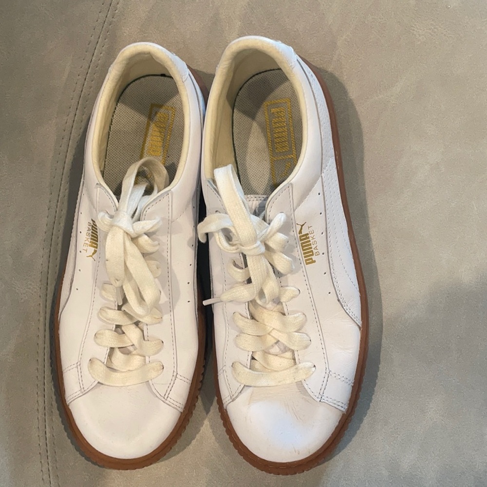 Worn once puma platform shoes!